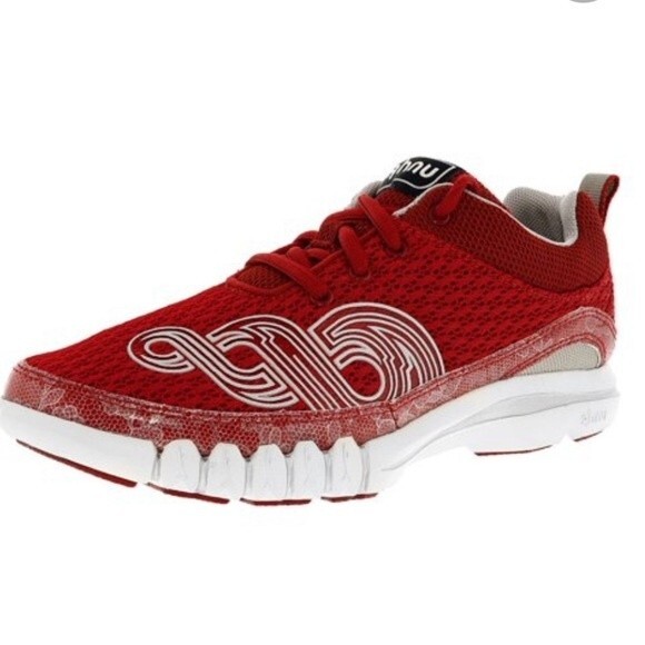 Ahnu Yoga Flex Pepper Red Ankle-High Cross Trainer Shoe 8 - Picture 1 of 11